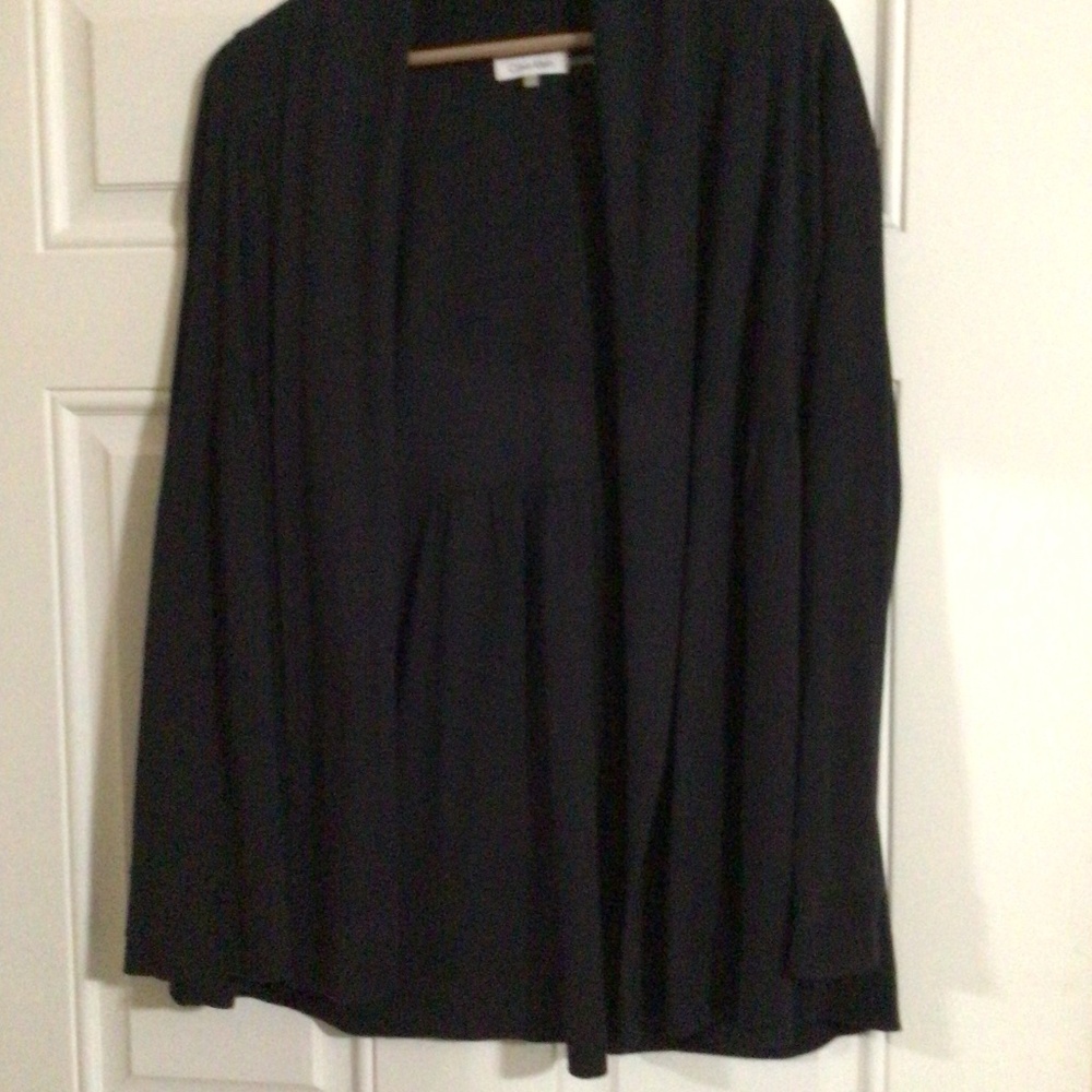 Calvin Klein draped cardigan